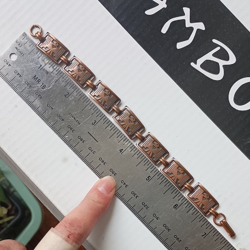 Vintage Native Copper Bracelet